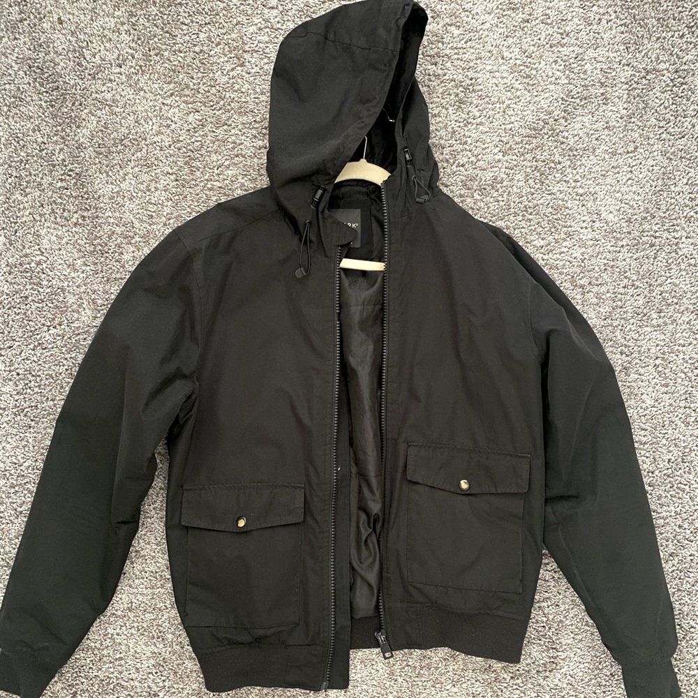 Black Primark bomber jacket for winter